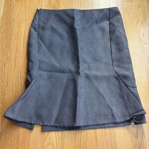 Preloved YSL gray skirt